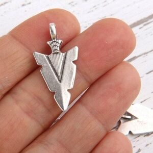 Silver Arrowhead Pendant Necklace